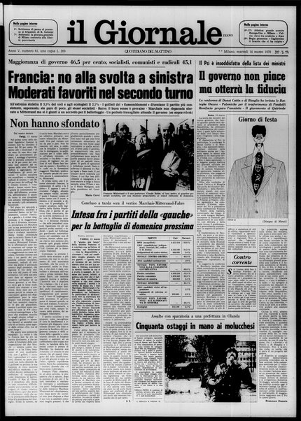 Il giornale nuovo : quotidiano del mattino